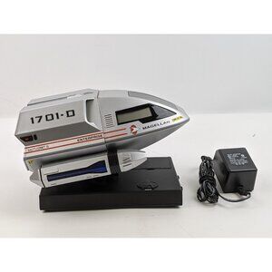 Star Trek Enterprise Magellan Shuttlecraft Radio Alarm Clock Works